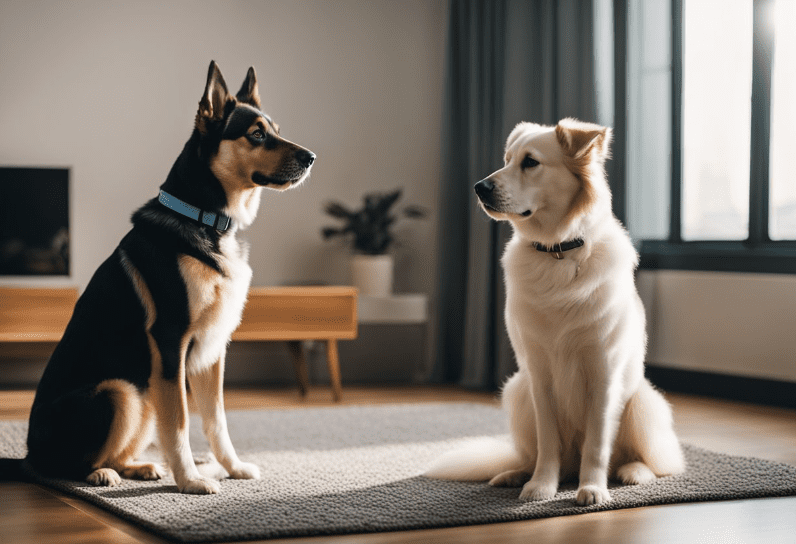 image of two dogs